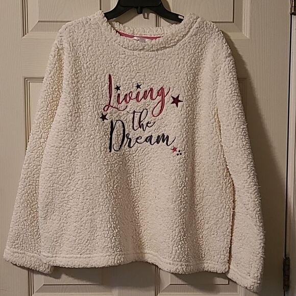 NWOT fleece lounge sweatshirt - Picture 1 of 4